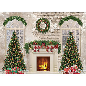 Toile de fond de la Sainte Nuit, scène de la Nativité de Noël, étoile de Bethléem, fond bleu ciel étoilé, bannière de fête de la naissance de Jésus personnalisable - Product Image 3