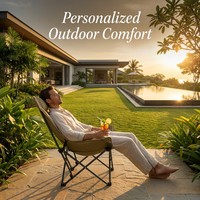 Appuie-tête pliable avec cordon de serrage, ultra portable, en Oxford 600D, sac de transport inclus, installation instantanée, imperméable, pour pique-nique en plein air