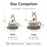 Arbre à chat créatif en forme de robinet avec lit pour chat en forme de tasse et poteau à gratter en sisal