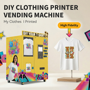 2026 New Trend DIY Clothing Self-Service Printer Vending Machine Accommodates Short-sleeved Shirts or Sweatshirts for Sale Vendi - Product Image 5