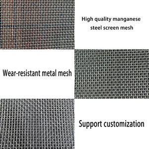 Hoogwaardig mangaanstaal geweven gaas, opgerolde metalen gaas trommelzeef, staaldraadgaas, mijnbouw geweven draadgaas, haakrandgaas - Product Image 3