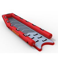 Plate-forme gonflable personnalisée de sauvetage et de sports nautiques bouée flottante de sauvetage pour premiers soins traîneau de sauvetage en PVC Jet Ski