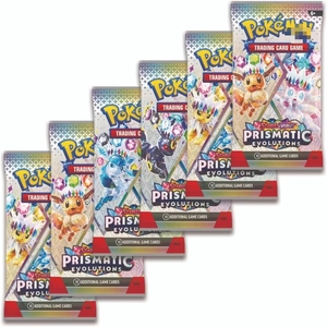 En Stock: Pokémon TCG, Versión Estadounidense, Cartas en Inglés, Modelo 6, Paquete de Expansión Prismatic Evolutions Box, Edades 14+ - Product Image 3