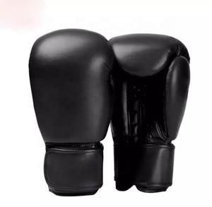 Alta calidad Cómodo 8oz Classic Pro Cowhide PU Guantes de boxeo de cuero Logotipo personalizado Equipo de artes marciales de alta calidad - Product Image 1