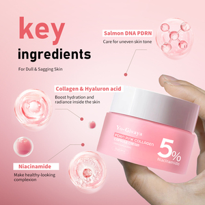 PDRN coreano <span class=keywords><strong>crema</strong></span> <span class=keywords><strong>magica</strong></span> per il viso color rosa capsula di collagene con Niacinamide vitamina B5 idratante <span class=keywords><strong>crema</strong></span> Anti-rughe - Product Image 3