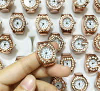 Bijoux en or classique avec diamants, montre à doigt pour étudiantes, vente en gros