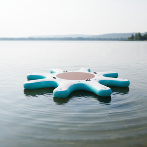 Pop Sale Commercial Customized Water Floating <strong>Drop</strong> <strong>Stitch</strong> Material Aqua <strong>Sup</strong> Yoga Dock Station With <strong>Inflatable</strong> Yoga Paddle <strong>Board</strong> - Product Image 1