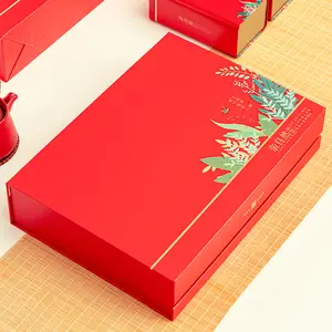 Caixa De Presente De Papelão De Luxo Impressão De Chocolates Embalagem De Alimentos Chá Tin Can Metal Tea Tin Can Caixa De Presente E Saco