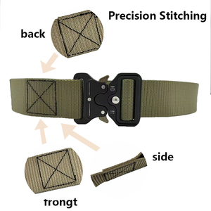 Cintura Tattica Regolabile da Uomo con Fibbia a Sgancio Rapido, Cintura Multifunzionale Resistente <span class=keywords><strong>per</strong></span> Attività all'Aperto - Product Image 5