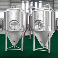 1BBL-20BBL 15BBL Micro Bière Fermenteur Fermentation Réservoir Réservoir Lumineux Unitank À Vendre