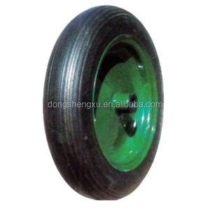 3.00-8 Luftreifen mit Kunststofffelge für Schubkarren, Lenkrollen mit Gummirad, 150 kg Tragfähigkeit - Product Image 3