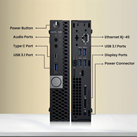Mini-ordinateur de bureau Barebone Tiny Optiplex 5060 8e génération, propre, sans rayures, grade A, testé et fonctionnel