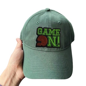 Machine Embroidery Game Day Patches Iron on I LOVE Football Team Patch for Hat Decoration - Product Image 2