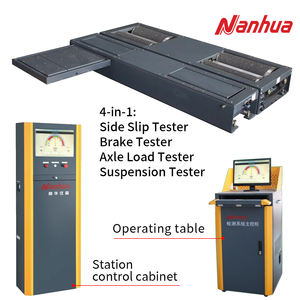Testeur de glissement latéral de voie d'essai quatre en un, testeur de frein, testeur de charge d'essieu testeur de suspension l'analyseur de gaz de station d'essai de voiture - Product Image 3