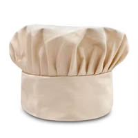 Chapeau de chef personnalisé pour enfants en vente en gros Casquette de boulanger avec logo Chapeau d'uniforme de cuisine réglable pour les jeux de fête à l'école