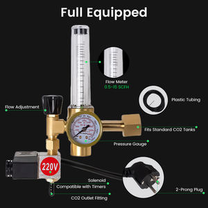 Regulador de <span class=keywords><strong>CO2</strong></span> de metal para jardines Equipo esencial de suministro de jardín - Product Image 2