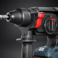 Marteau perforateur électrique sans fil industriel portable à batterie lithium-ion et moteur sans balais