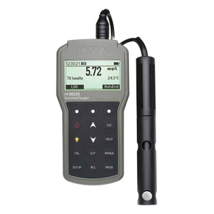 Testeur de qualité de l'eau portable HANNA HI98193, mesure de la température et de la conductivité électrique, fonctionne avec 4 piles AA, -20°C à 120°C - Product Image 1