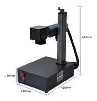 Machine de marquage laser à fibre 20W 30W pour métaux (cuivre, laiton, acier inoxydable) – Prix de gros et distributeur – Mini marqueur laser à fibre
