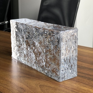 Brique <span class=keywords><strong>de</strong></span> <span class=keywords><strong>verre</strong></span> décorative moderne à motif givré, bloc <span class=keywords><strong>de</strong></span> <span class=keywords><strong>verre</strong></span> translucide solide pour <span class=keywords><strong>cloison</strong></span> <span class=keywords><strong>de</strong></span> salon - Product Image 2