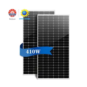 REDSUN LINUO Panel Surya Baru Tiba Harga 415W Panel Surya 400 Watt Panel PV Fotovoltaik untuk Penggunaan Rumah