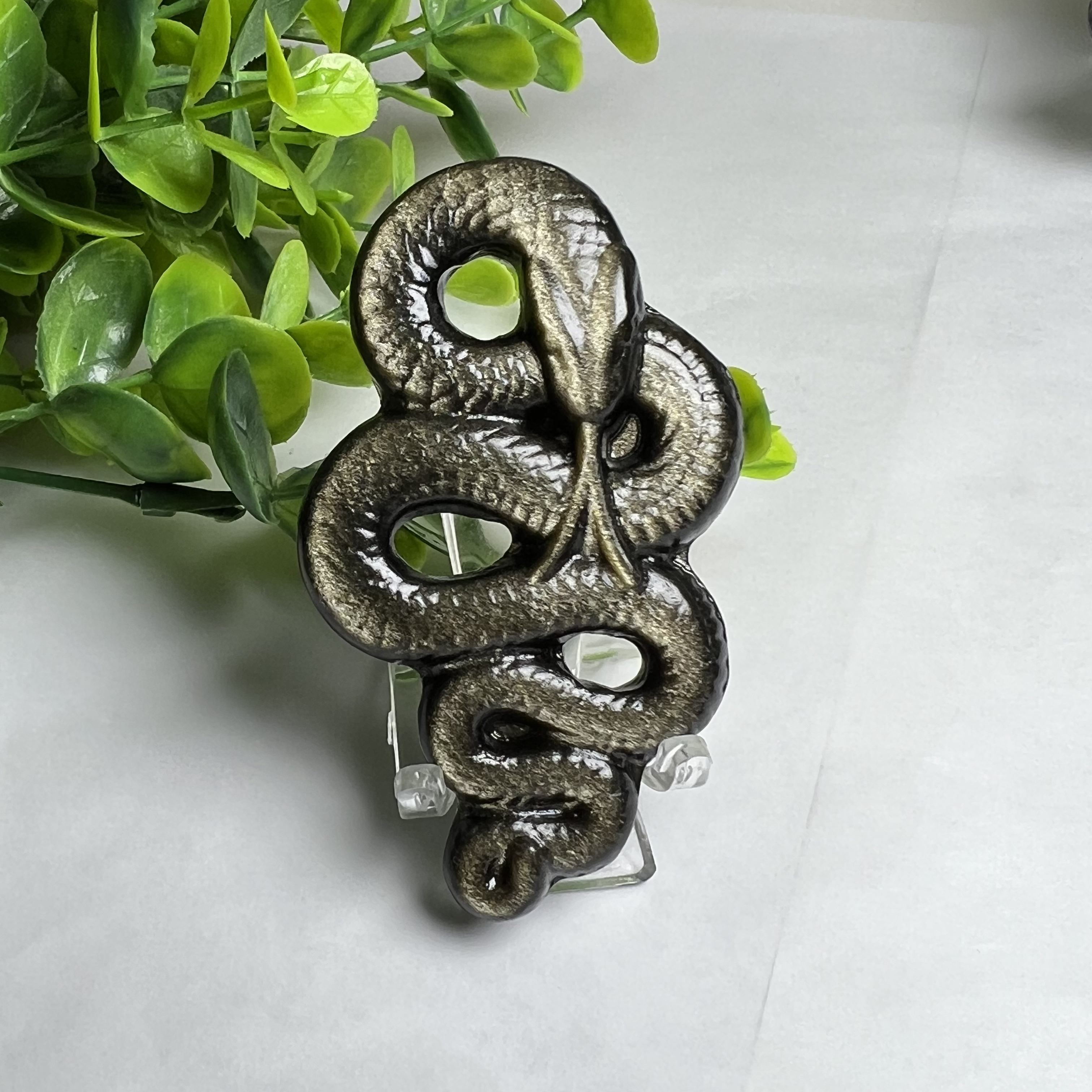 6.งูออบซิเดียนสีทอง