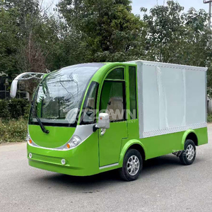 Vehículo eléctrico turístico de 2 plazas con compartimento de carga convertido en vehículo de transporte para parques - Product Image 4