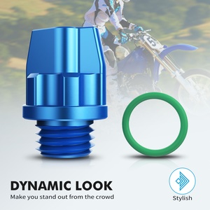 ปลั๊กน้ำมันเครื่อง NICECNC สำหรับ <span class=keywords><strong>Yamaha</strong></span> TTR225 TW200 <span class=keywords><strong>Virago</strong></span> <span class=keywords><strong>250</strong></span> VK540 WR250F WR 250R 250X 450F XT225 XT350 YFZ450 YZ125 YZ250 YZ250F - Product Image 2