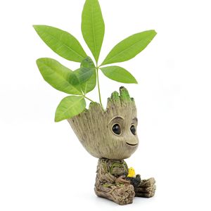 Figurina d'Azione di Groot dei Guardiani <span class=keywords><strong>della</strong></span> <span class=keywords><strong>Galassia</strong></span>, Vaso per Fiori, Modellino in PVC, Giocattolo da Collezione, Regalo per Bambini e Fan - Product Image 4