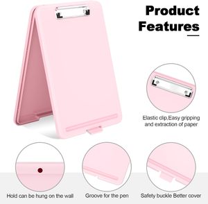 Clipboard với lưu trữ, nhựa lưu trữ clipboard với cấu hình thấp Clip - Product Image 6