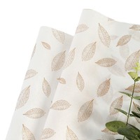 Logo imprimé personnalisé directement de l'usine papier de coton feuilles de forêt papier d'emballage de vêtements 17g papier de soie