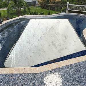 Directo de fábrica Personalizable Acero inoxidable Automático Retráctil Plegable Piscina Cubierta Confiabilidad Seguridad Exterior Cubierta Cuadrada - Product Image 6