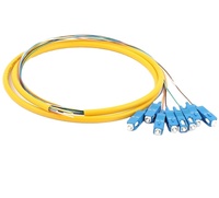 Kabel Patch Fiber Optik Simplex Duplex Jumper Pigtails SC LC UPC APC Kabel Drop Fiber Optik untuk FTTH IP GSM SDK GPRS TCP