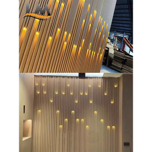 Hot bán WPC Panel Tường Đèn 160*24 Mét Panel tường sử dụng đèn Bead Panel tường trần - Product Image 2