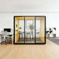 Cabine Acoustique Modulaire Portable Écologique Personnalisable avec Taux d'Échange d'Air Élevé pour Bureaux et Immeubles de Bureaux