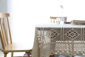Mantel Cuadrado <span class=keywords><strong>de</strong></span> Algodón <span class=keywords><strong>de</strong></span> Estilo Europeo Clásico, Ecológico, Reutilizable y Duradero - Product Image 6