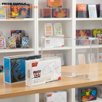 Étui de présentation en acrylique magnétique compatible avec Mega Phantom Charizard EX UPC/Scarlet & Violet 151 MEW UPC Ultra-Premium Collection