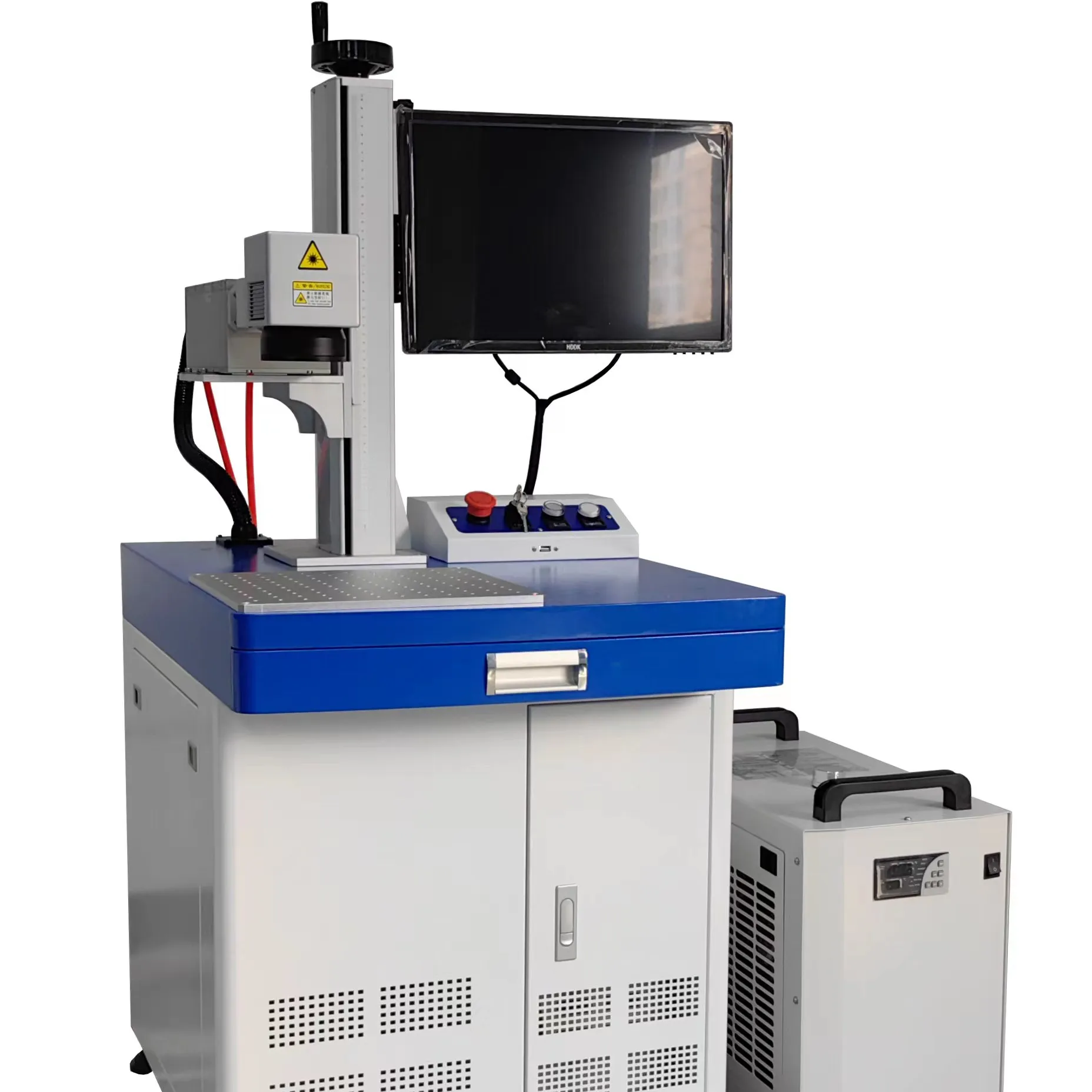 QK-3UV 3W UV 차가운 레이저 마킹 기계는 PCB 보드, 가죽 제품에 적합합니다.