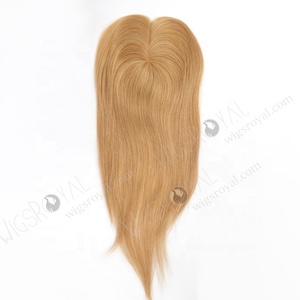 Sang Trọng Ánh Sáng Mà<span class=keywords><strong>u</strong></span> Nâ<span class=keywords><strong>u</strong></span> Ren Phía Trước Dây Cước Cơ Sở Mini Tóc Toppers Cho Phụ Nữ Của Nhỏ Hói Vá - Product Image 3