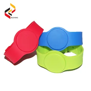 C01 Tùy Chỉnh RFID Silicone Dây Đeo Cổ Tay/Vòng Tay Với TK4100/F08 Chip Với Giá Khuyến Mãi: US $0.35/Piece