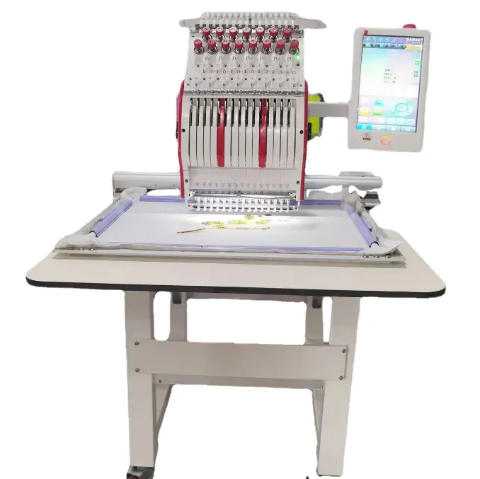 Computer Flat Embroidery Price Embroidering Machine Computerized Brother Textile Sewing For Scarves