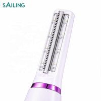 Tondeuse faciale pour femmes SE5-1013-2, étanche IPX6, rechargeable, 330 mAh, 480 minutes d'autonomie, portable avec base de charge