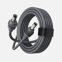 Câble d'alimentation CC Starlink Mini, mâle-mâle, rallonge d'alimentation CC, OD5.0, cuivre étamé 18AWG, compatible avec Starlink Mini