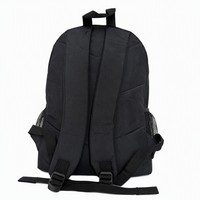 Ensemble de sacs à dos tendance 2 pièces noir et rose minimaliste pour étudiants, sac d'école sans marque avec trousse assortie