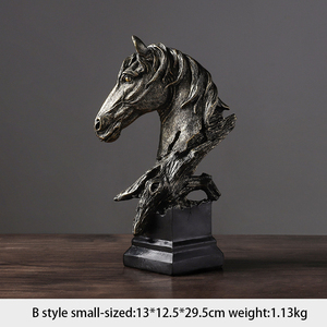 Статуэтка из смолы скульптура домашний декор лошадь бюст - Product Image 3