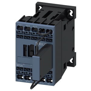 Contacteur de commande électrique 24VDC à montage sur rail DIN industriel avec bornes à vis Pot Supply 3RT2516-1BB40 - Product Image 3