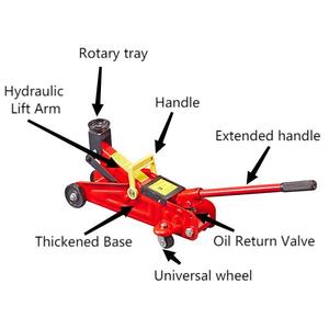 Le vendite calde che sollevano gli strumenti dell'automobile hanno usato le parti idrauliche del martinetto idraulico del pavimento di basso profilo da <span class=keywords><strong>3</strong></span> tonnellate - Product Image 3