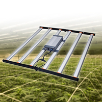 Lampe de culture LED verticale pour jardin intérieur, 6 barres, 480W 650W, spectre complet, Spyder Fluenc LED Grow Light