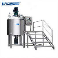 Machine à fabriquer du blanchiment, ligne de production de savon liquide pour le nettoyage des toilettes, moteur en acier inoxydable, capacité de 1000L