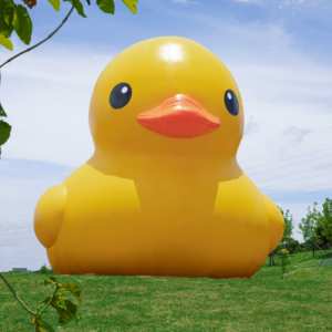 Inflable Personalizado de Pato Amarillo para Fiestas en Piscinas al Aire Libre y Cabina de Fotos para Festivales de Verano Infantiles, Inflables Publicitarios - Product Image 1